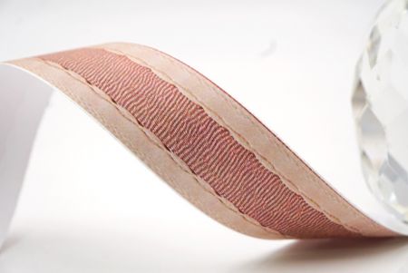 Стильна бежева тканинна стрічка_AI